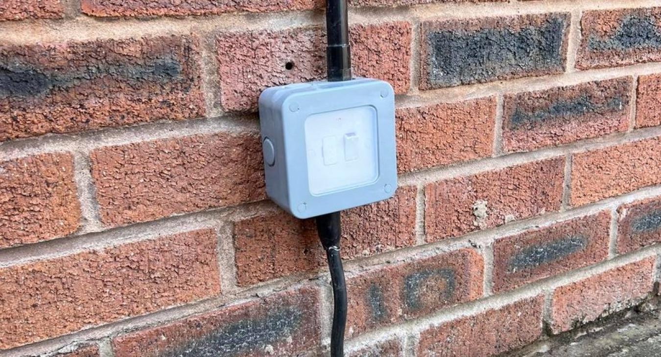 Outdoor socket installation in St Helen's